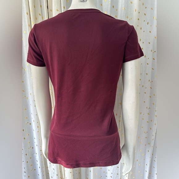 Champion Texas A&M University Women's Vapor Soft V Neck Short Sleeve T-shirt M - Picture 4 of 7